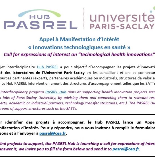 PASREL Hub call for expressions of interest