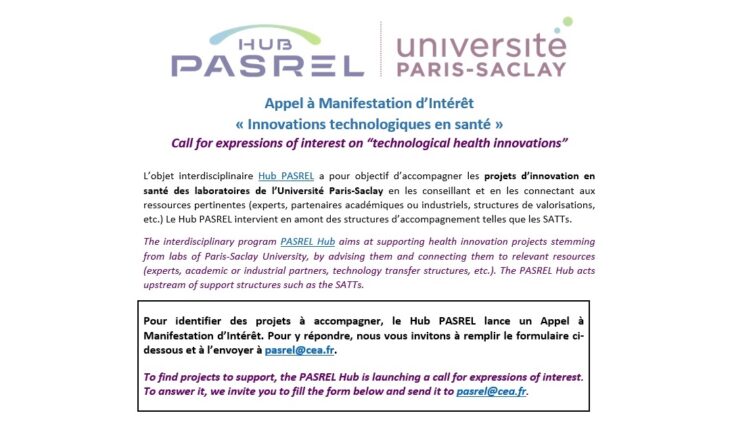 PASREL Hub call for expressions of interest