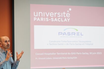 Pr Vincent Lebon au Conseil Hospitalier Territorial du GHU Paris-Saclay, le 30 juin 2023